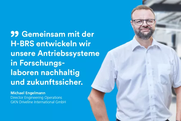 Kooperation mit der H-BRS - Testimonial Michael Engelmann